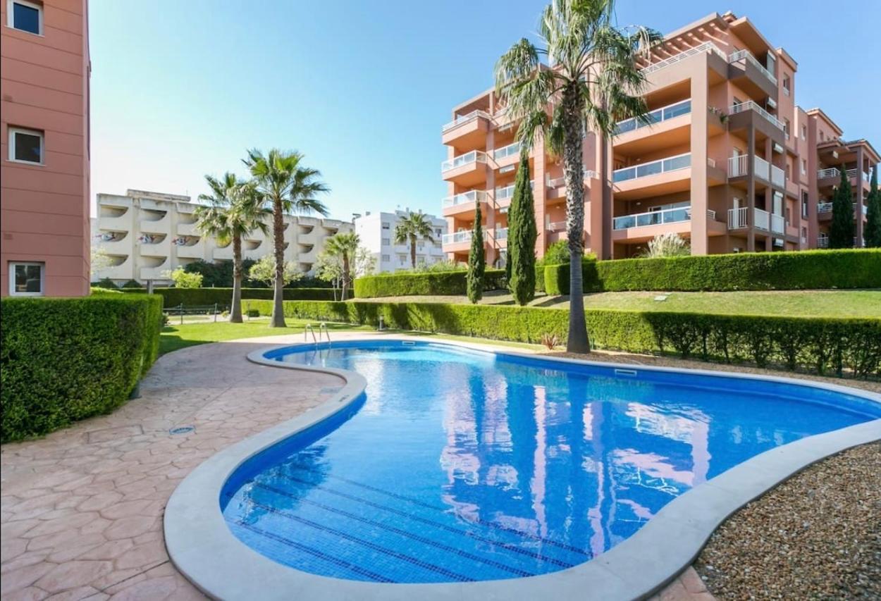 Beachfront Seaview Litoralmar Apt, Fast Wifi, Airco, Pool, Private Parking Portimão Buitenkant foto