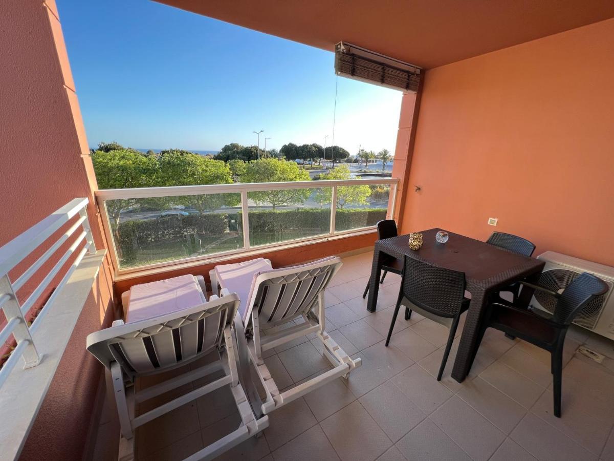 Beachfront Seaview Litoralmar Apt, Fast Wifi, Airco, Pool, Private Parking Portimão Buitenkant foto
